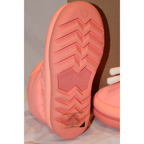 NIB Women's UGG Classic Maxi Puffer Tie Short Boots Coral US 8 EU 39 - Picture 8 of 8
